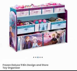 Frozen Deluxe Toy Organizer/ Frozen/ kids/ toys/ organizer/ baby/ furniture/ New