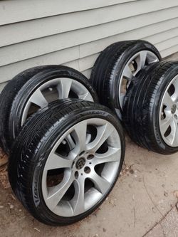 BMW 18" rims and new tires