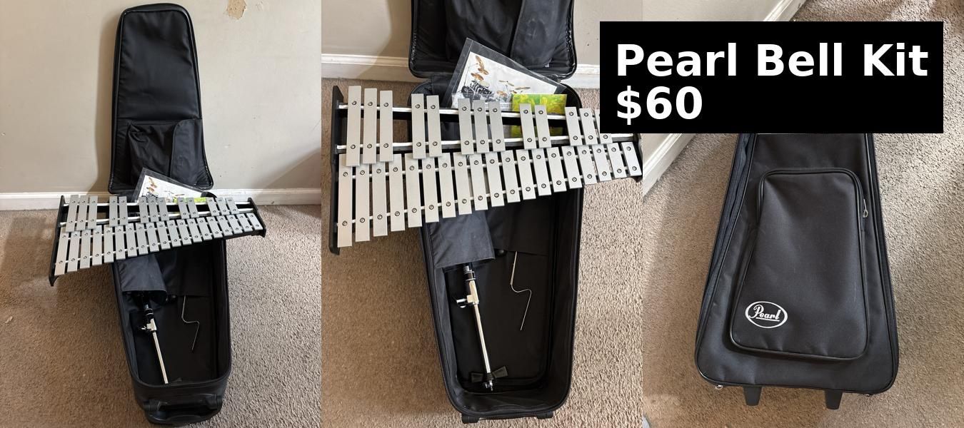 Pearl Bell Kit – Practice Xylophone Set with Case & Accessories