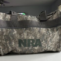 NRA Camo Duffel Bag