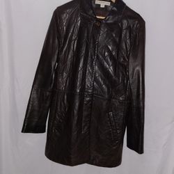 Via Spiga Dimond Quilted Mid- Length Jacket Size L 