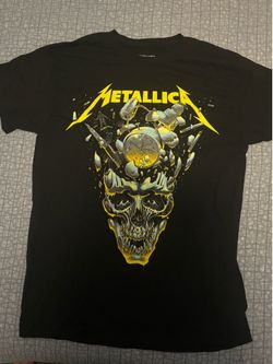 metallica tour tee