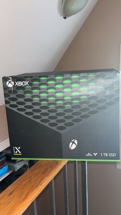 Brand new XBOX series X .  1 TB.  With disc drive.