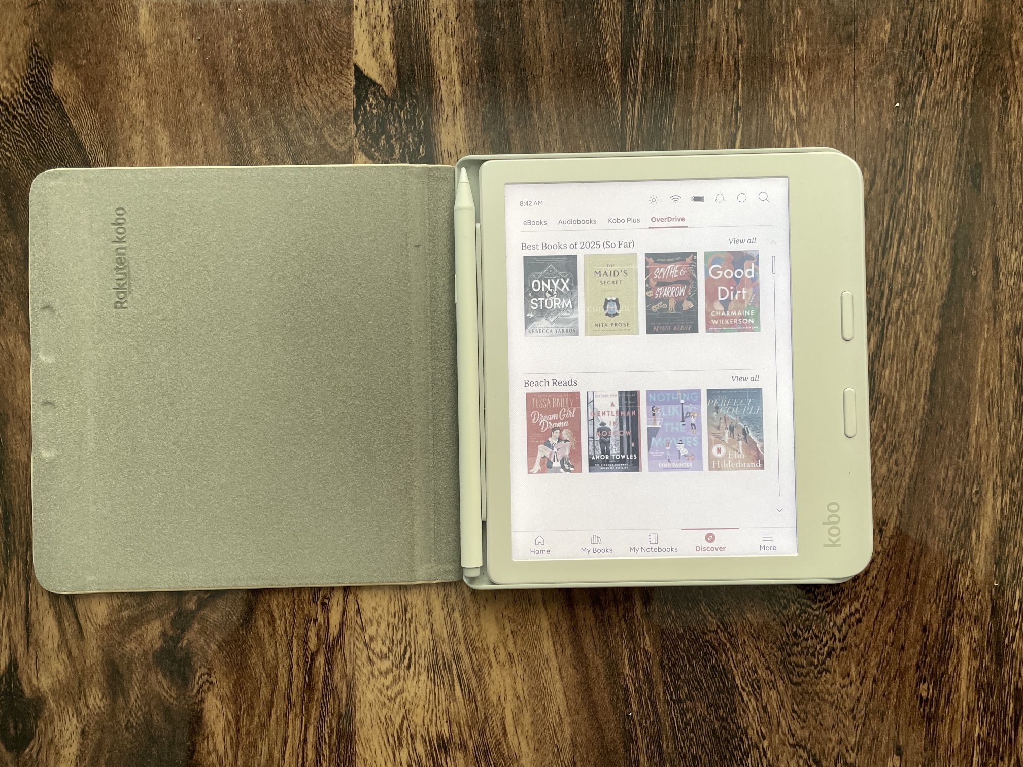 Kobo Libra Colour with White Stylus & Case