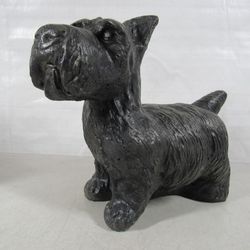 Scottish Terrier Concrete Cement Heavy Garden Decor Statue 17 Lbs.
