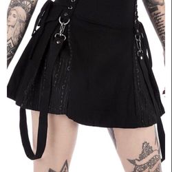Gothic mini skirt