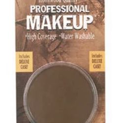 Reel F/X Professional Face Base Makeup BROWN costume theater halloween werewolf
