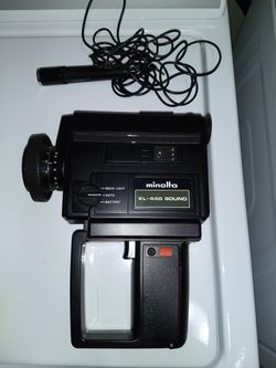 Minolta XL-440 sound super 8 video camera