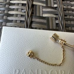 Genuine 14kt Gold Pandora Safety Chain “