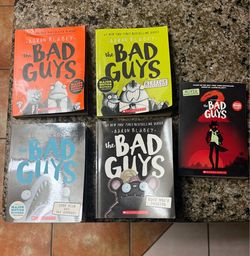 5 “Bad Guys” comic books