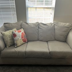Beige 2 - Piece Couch Set 