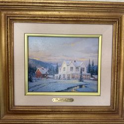 Thomas Kinkade Framed Limited Edition Canvas – “The Light of Home”