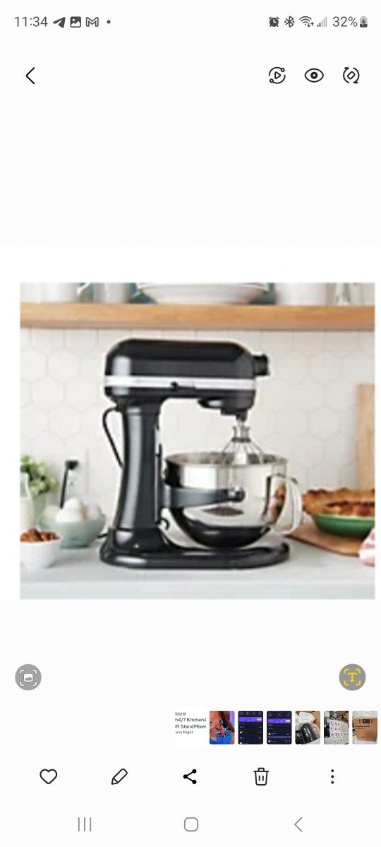 KitchenAid Pro 600 6-qt Bowl
Lift StandMixer-Flex Edge
Starry Night