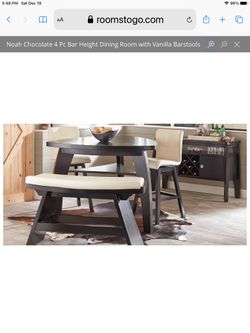 Kitchen Dinette Bar Height Table Set