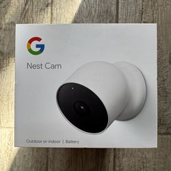 Google - Nest Cam Indoor/Outdoor Security Camera - Snow