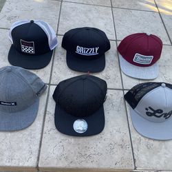 HATS LOT OF 6 NEW 