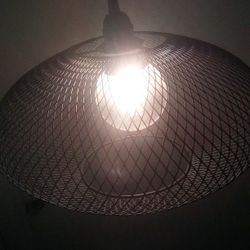 Wicker Basket Lamp