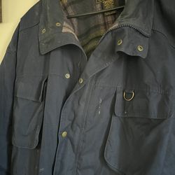 Eddie Bauer Waterproof Flannel Lined 3:4 Jacket