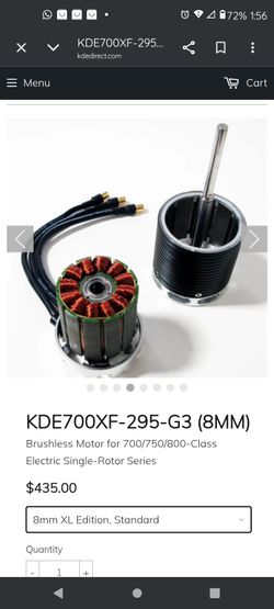 KDE Direct High Quality Military Grade Drone Motor model kde 700xf-295-g3