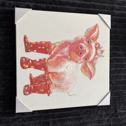 Pig Canvas 