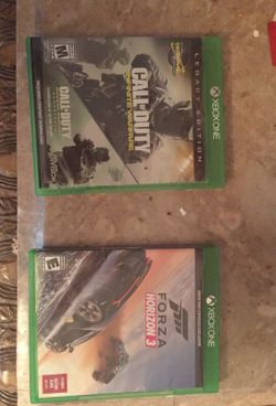 Call of duty infinite warfare legacy edition and for a horizon 3 for Xbox one