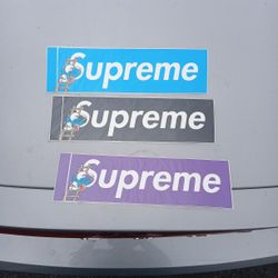 Supreme Smurf Sticker 