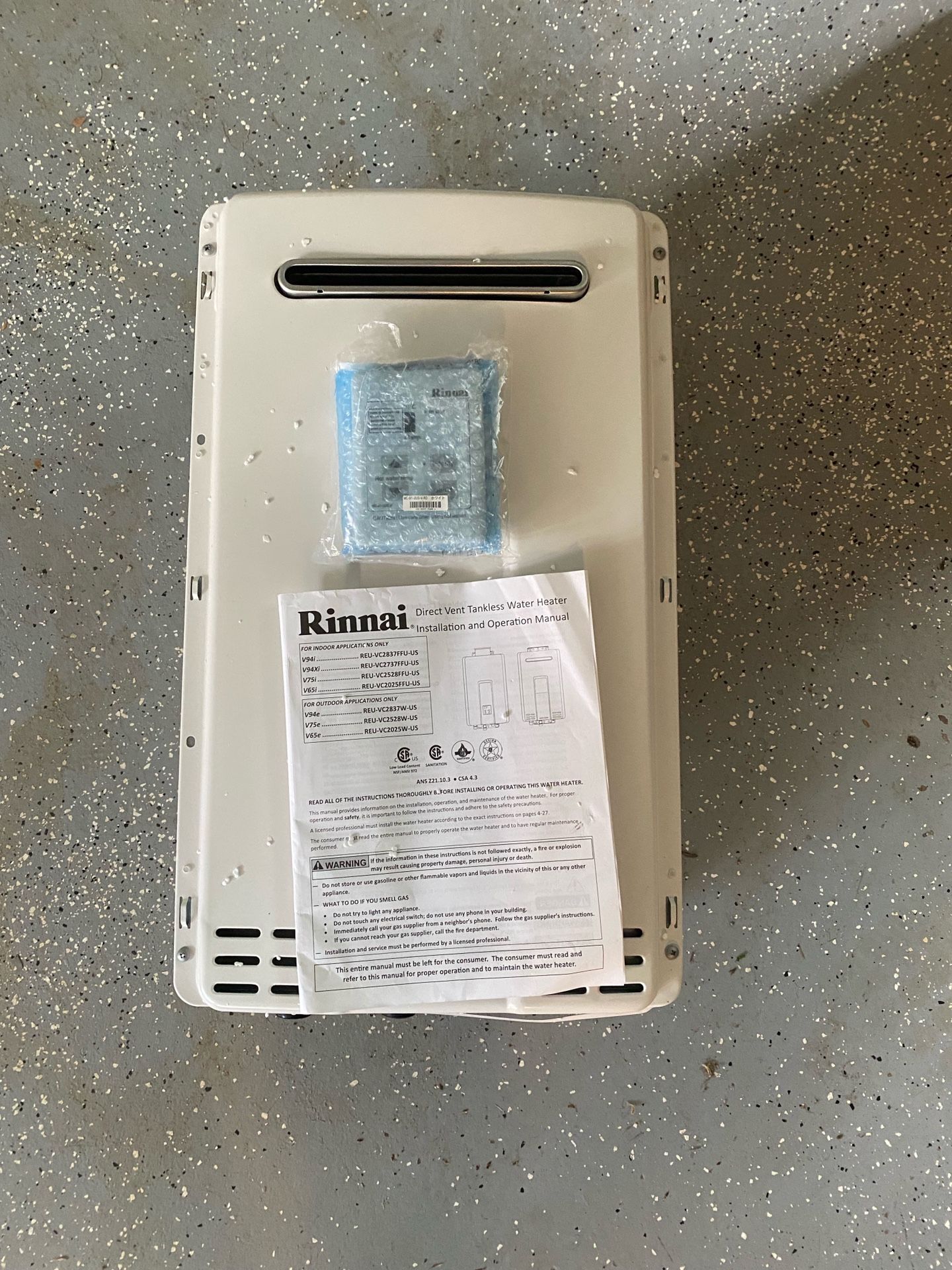 Open box” Rinnai Tankless Water Heater - Natural Gas - V94e-N 199,000 BTU  for Sale in Brentwood, PA - OfferUp