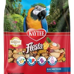 Kaytee Fiesta Variety Mix Macaw Parrot Bird Food 4.5lbs Bag