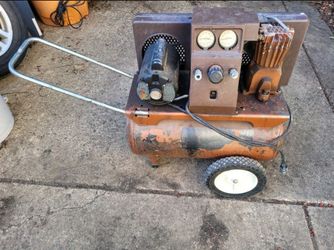 Vintage General Electric Compressor and Paint Sprayer