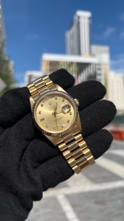 Rolex Day-Date Presidential Champagne Diamond Dial 36MM 18238