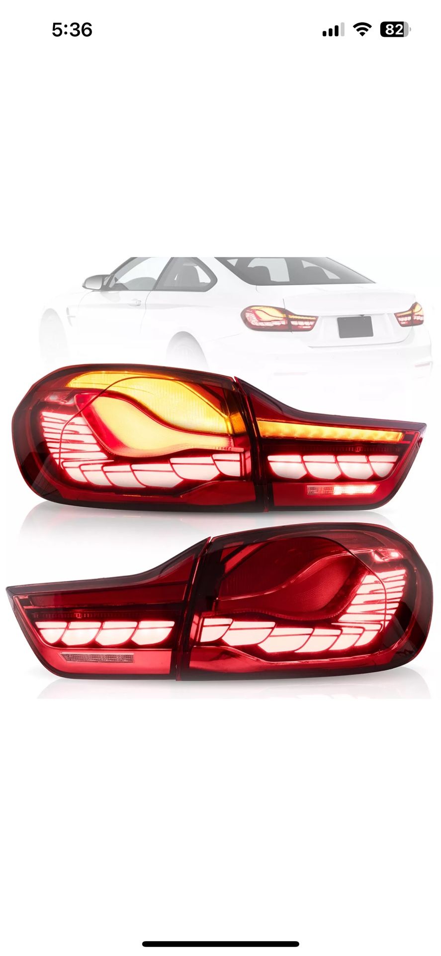 VLAND BMW 4 Series F32/F36 M4 GTS Style Taillights OLED