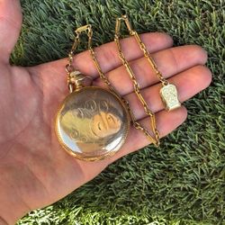 Marked 10K Gold Filled • Elegant mid-century design (approx. 1940s–1960s) • Mechanical (wind-up) watch • Mesh-style band • Shows normal wear from age 
