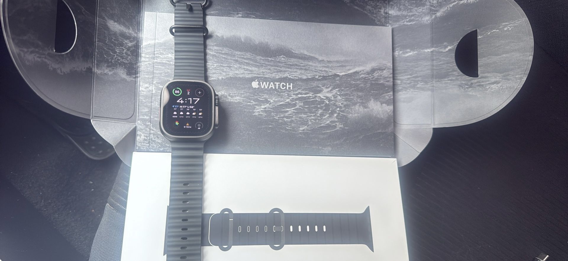 Black Apple Watch Ultra 2