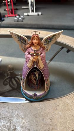 Jim Shore Angel Figurine with Cross
