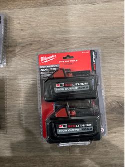 Milwaukee batteries  ( 2 pack)