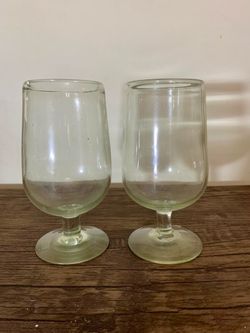 Set of 2 Multipurpose Mini Footed Thick Glasses