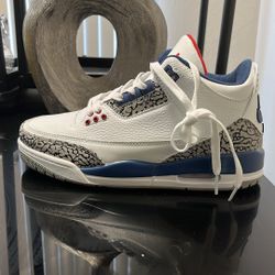 Jordan 3 True Blue Sz 10 M