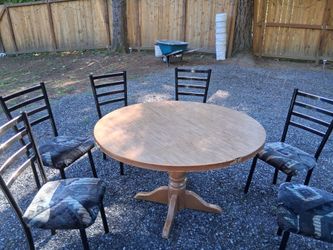 Free table with 6 chairs