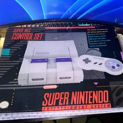 Super Nintendo Entertainment System Complete In Box