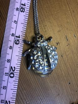 Bumble Bee Charm Necklace 20”