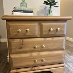 Refinished Nightstand Or Side Table 