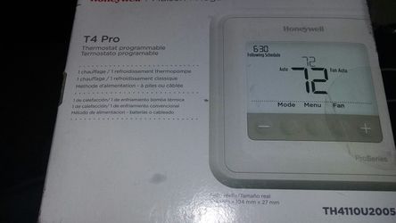 Honeywell T4 Pro Thermostat