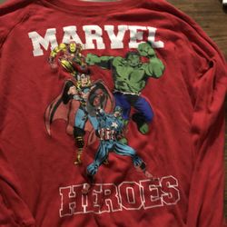 Marvel Long Sleeve (reversable )
