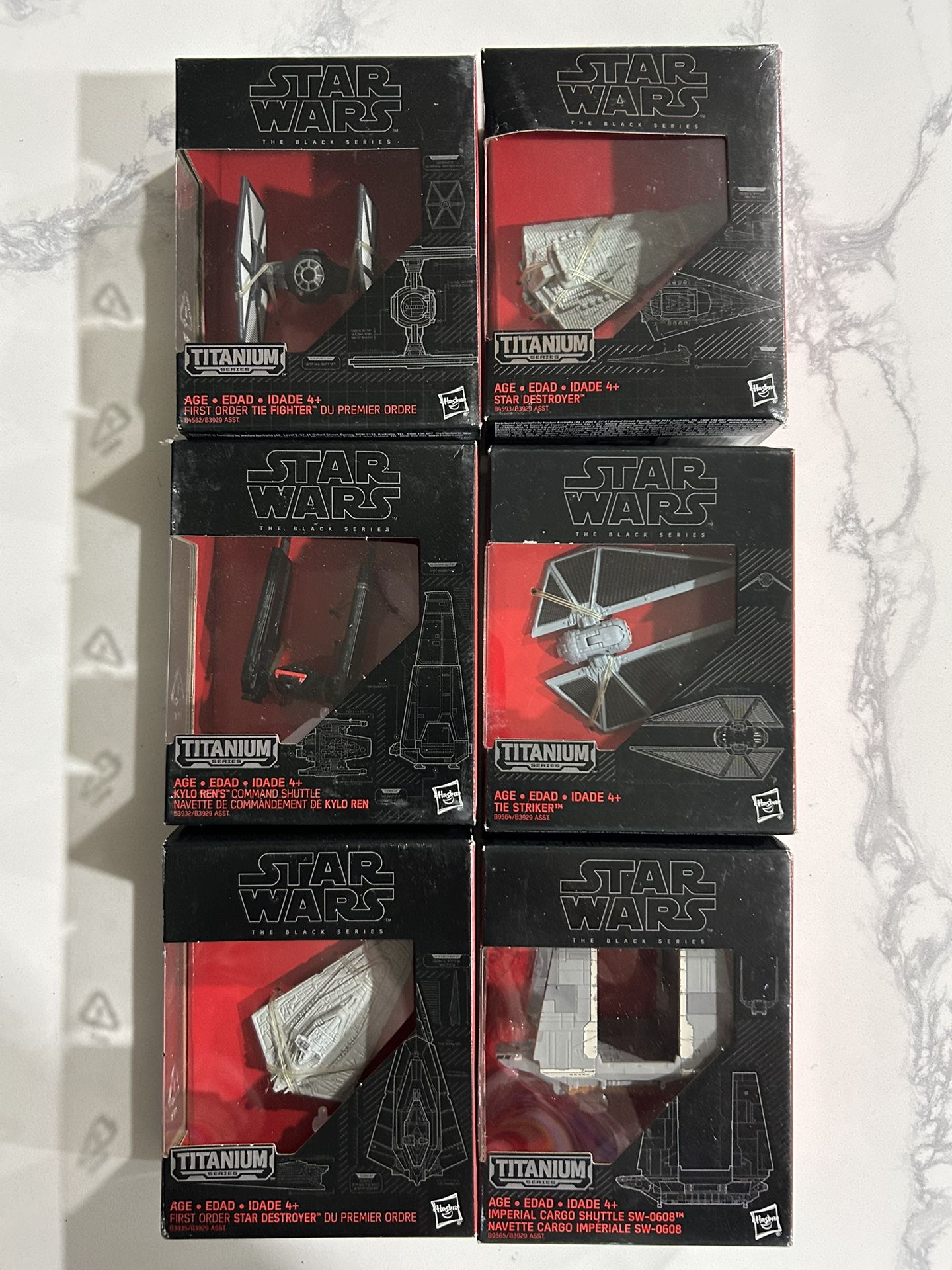 Star Wars Titanium Figures New