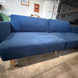 Blue Futon