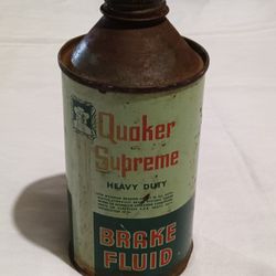 Vintage Can Of Brake Fluid
