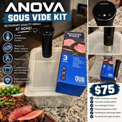 Anova Sous Vide Immersion Circulator Kit