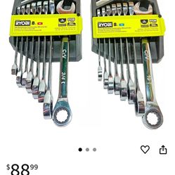 Brand New Ryobi Ratcheted Wrench Set