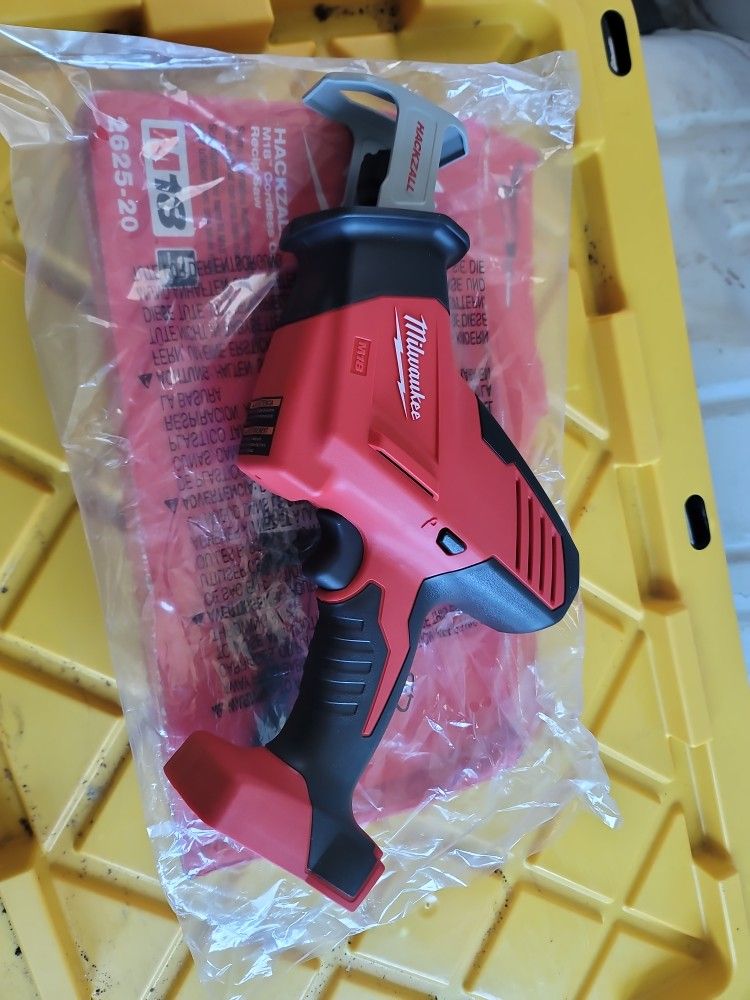 MILWAUKEE M18 HACKZALL CORDLESS ONE-HANDED RECIP SAW NEW (TOOL ONLY) PRICE IS FIRM