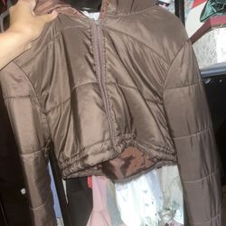 Cropped Puffer Jacket 